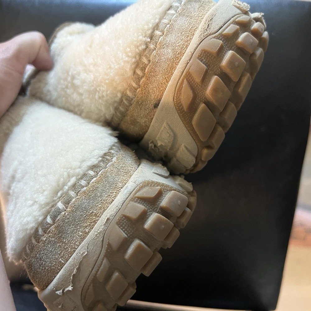 UGG VENTURE DAZE ULTRA MINI COZY NATURAL BOOT UNISEX US 6W CHESTNUT PLATFORM UGG - Picture 10 of 13